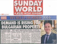 Appreciating Assests in Ireland's best-selling newspaper The Sunday World